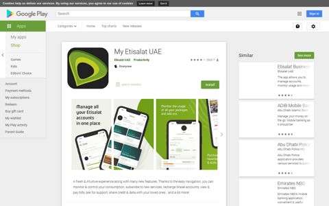 My Etisalat UAE - Apps on Google Play