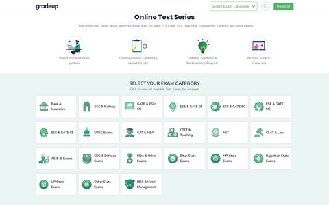 Free Mock Test | Online Test Series, Practice Sets ... - Gradeup