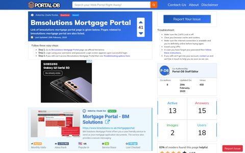 Bmsolutions Mortgage Portal