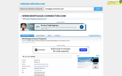 mortgage-connector.com at WI. ICICI Mortgage Connector ...