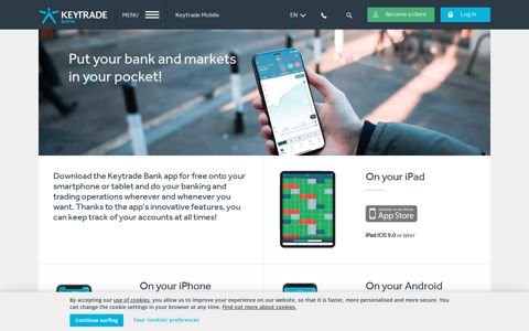 Keytrade Mobile - Keytrade Bank