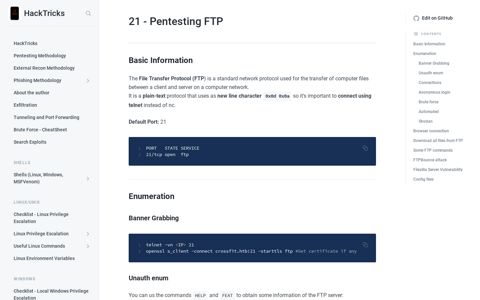 21 - Pentesting FTP - HackTricks