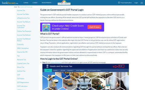 How to Login GST Portal online in India | www.gst.gov.in