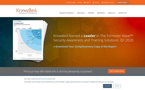 KnowBe4: Security Awareness Training