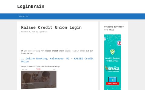 Kalsee Credit Union - Online Banking, Kalamazoo, Mi ...