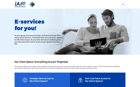 E-services for you | iA Financial Group