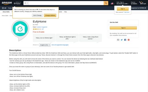 EufyHome: Alexa Skills - Amazon.com