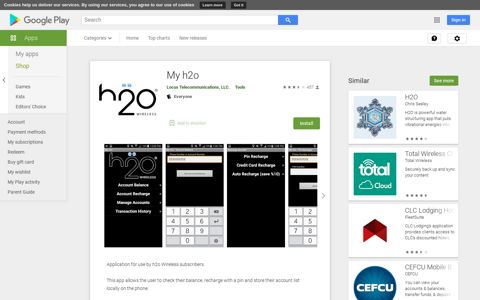 My h2o - Apps on Google Play