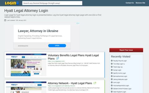 Hyatt Legal Attorney Login - Straight Path to Any Login Page!
