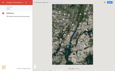 Fordham University Lincoln Center Campus - Google My Maps