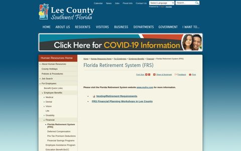 Florida Retirement System (FRS) - Lee County
