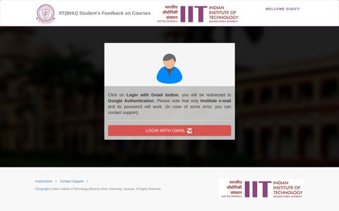 IIT(BHU) Feedback Portal