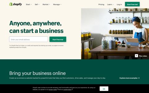 Start a Business, Grow Your Business - Shopify 14-Day Free ...