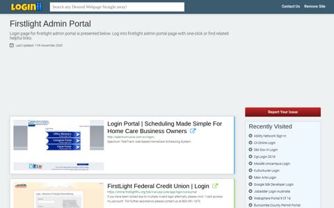 Firstlight Admin Portal - Loginii.com