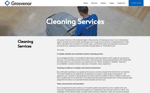 Cleaning Services - Grosvenor Services