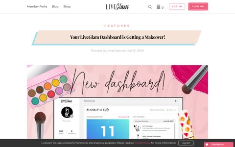 Your LiveGlam Dashboard is Getting a Makeover! - LiveGlam