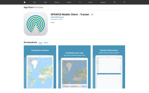 ‎GPSWOX Mobile Client - Tracker im App Store
