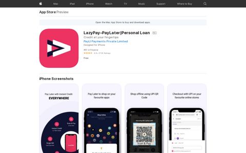 ‎LazyPay–PayLater|Personal Loan on the App Store