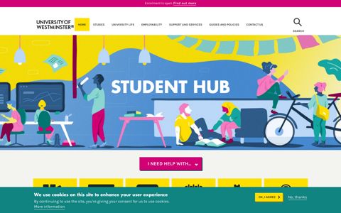 Student hub | University of Westminster, London