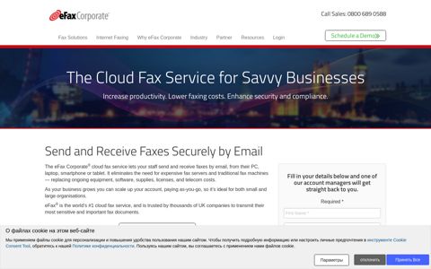 Cloud Fax - Secure Fax for Businesses | eFax