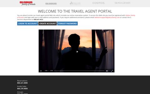 Travel Agent Portal - Travel Agents - Globus family of brands