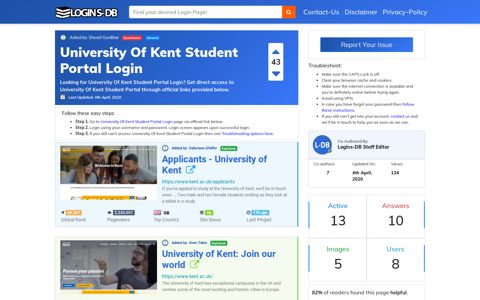 University Of Kent Student Portal Login - Logins-DB