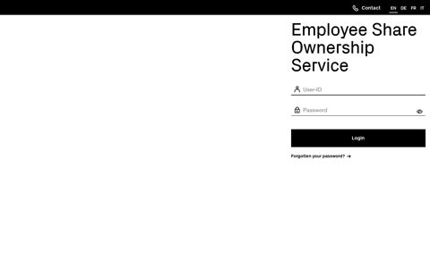 Employee Share Ownership Service: Login