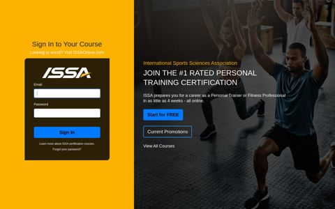 ISSA Trainer : Members Section