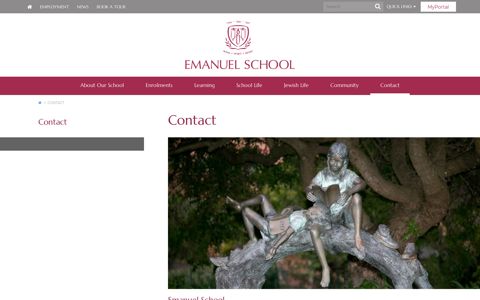 Contact | Emanuel School