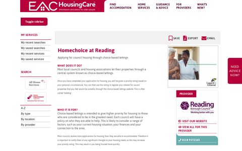 Homechoice at Reading in Reading (Berkshire). - HousingCare