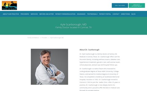 Kyle Scarborough, MD Family Doctor - Family Life Medical