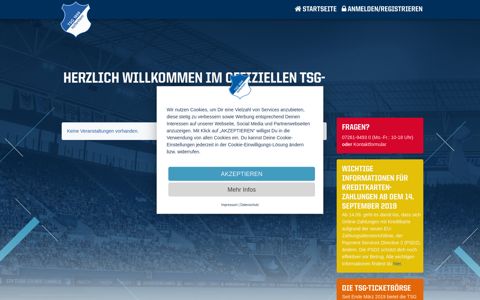 TSG Hoffenheim Tickets - Offizieller Ticketshop