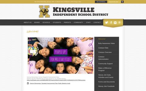 A. D. Harvey Elementary School - Kingsville Independent ...