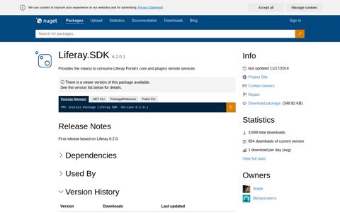 Liferay.SDK 6.2.0.1 - NuGet Gallery