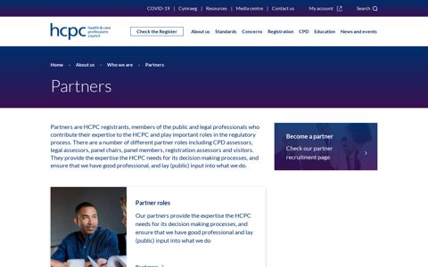 Partners - HCPC