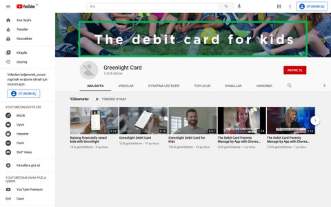 Greenlight Card - YouTube