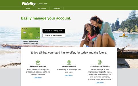 Fidelity® Rewards Visa Signature® Credit Card