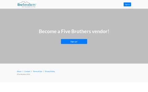 Become a Five Brothers vendor! - fiveonline.com
