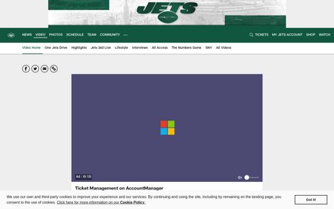 Ticket Management on AccountManager - New York Jets