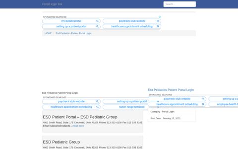 [LOGIN] Esd Pediatrics Patient Portal Login FULL Version HD ...