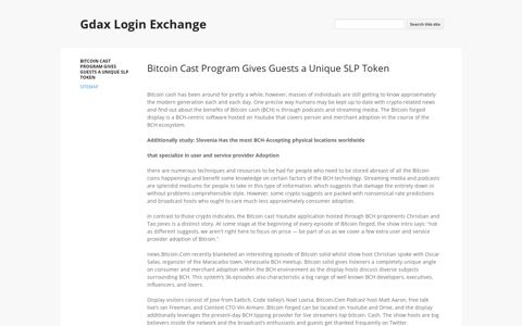 Gdax Login Exchange - Google Sites