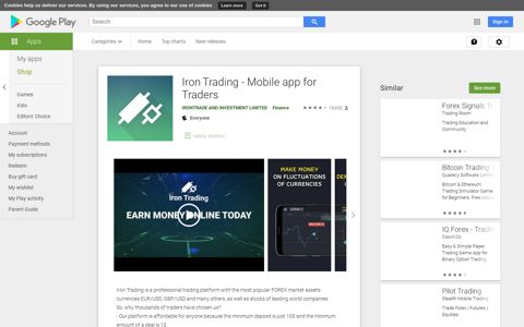 Iron Trading - Mobile app for Traders - Apps on Google Play
