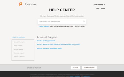 Account Support - funacumen