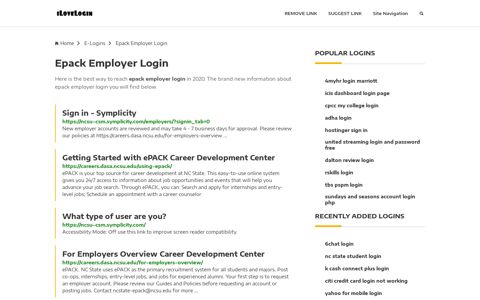 Epack Employer Login ❤️ One Click Access - iLoveLogin