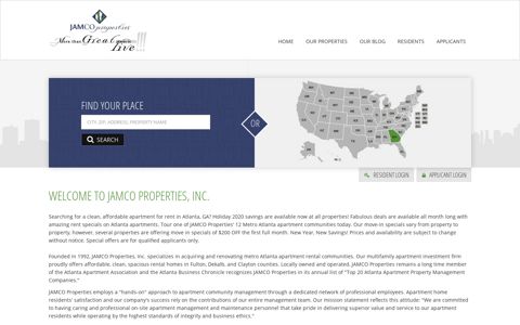 JAMCO Properties, Inc | Atlanta Apartments for Rent