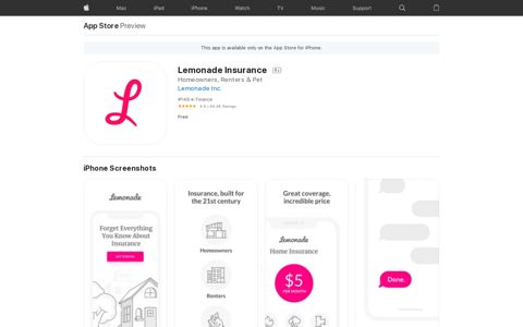 ‎Lemonade Insurance on the App Store