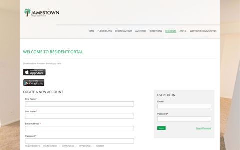 Jamestown Village Apartments - the Resident Portal App