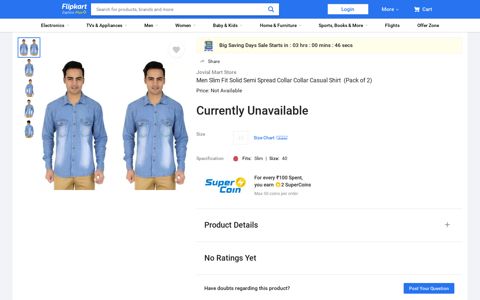 Jovial Mart Store Men Solid Casual Light Blue Shirt - Buy Light ...