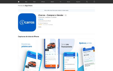 ‎iCarros - Comprar e Vender na App Store