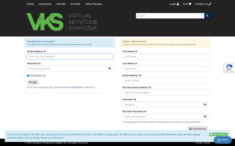 Login Login - Virtual Keystone Symposia